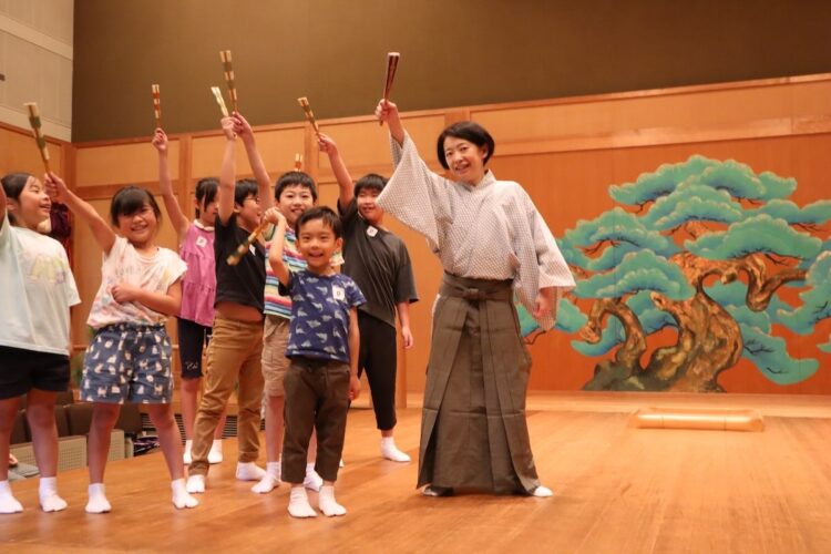 能体験をする子どもの写真