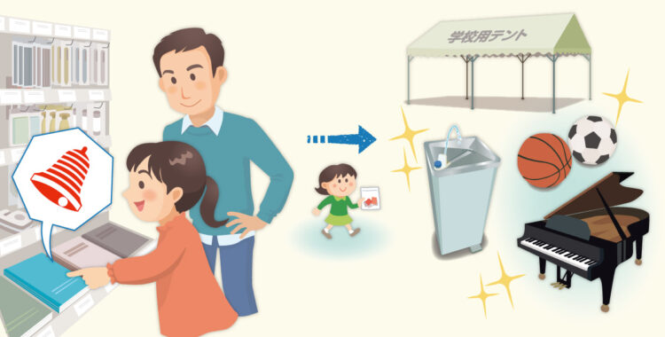 イラスト　ベルマークのイメージ