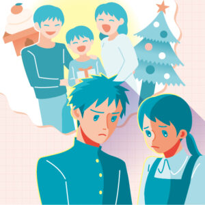 イラスト　10代の相談室　ちなみ　年末年始